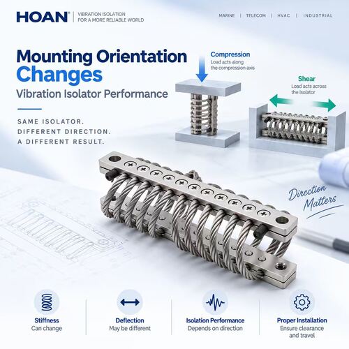 Последний блог компании How Mounting Orientation Changes Vibration Isolator Performance