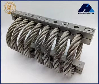 JGX-0480D-61A 61kg Max Load Wire Rope Vibration Isolator с уменьшением вибрации 244Kn/m