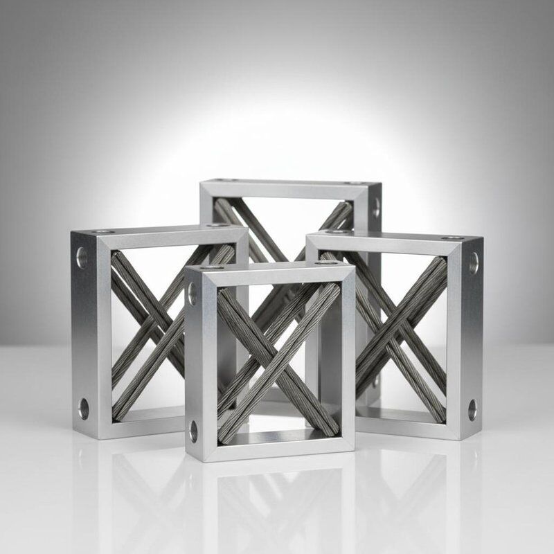 100G Амортизатор из стальной проволоки с сопротивлением удару, конструкция из нержавеющей стали или алюминия - Виброизолятор, сертифицированный по ISO9001:2015